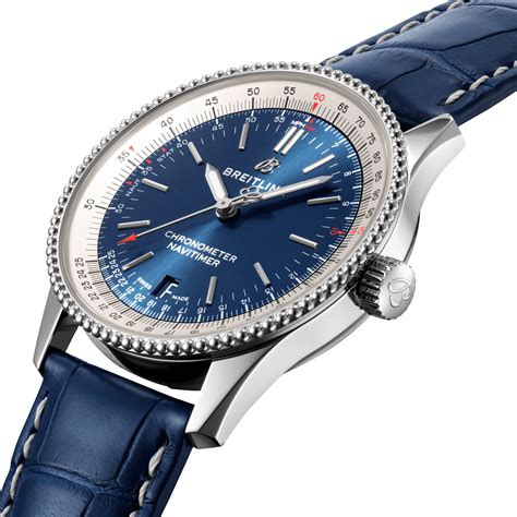 breitling navitimer 38mm blue|Breitling Navitimer 38 review.